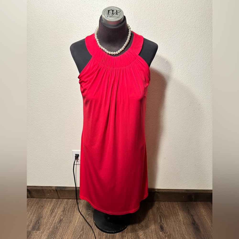 Hot fushia pink throw over dress size 6 Calvin Klein